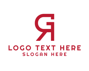 Generic Gaming Letter GR logo design