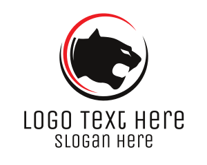 Feline - Big Cat Circle logo design