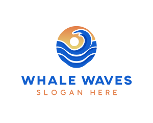 Sun Wave Resort logo design