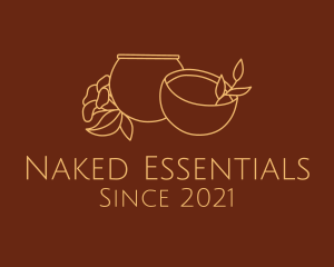 Natural Essential Oil logo design