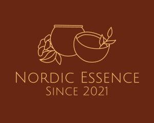 Natural Essential Oil logo design