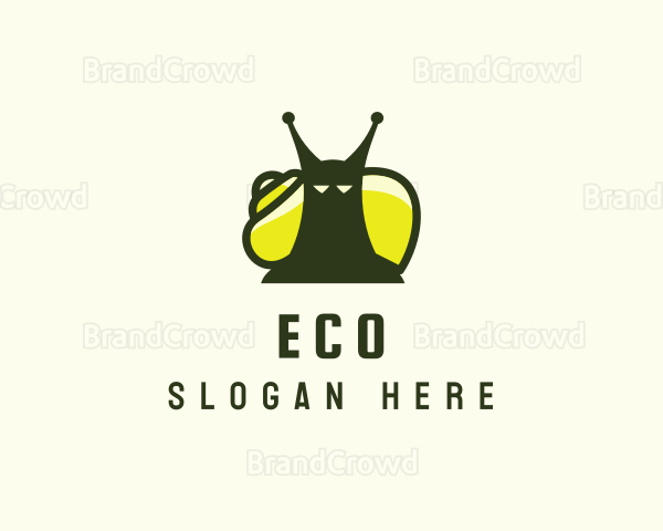 Garden Nature Snail Logo
