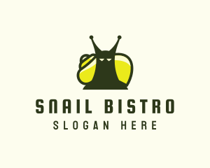 Garden Nature Snail logo design