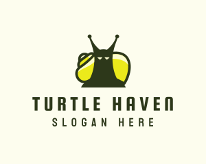 Garden Nature Snail logo design