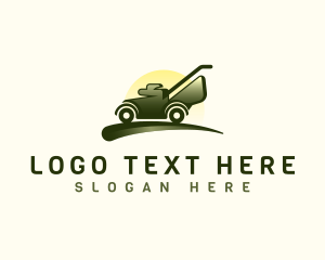 Landscaping - Lawn Mower Grass Trimmer logo design