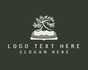 Bookstore - Tree Bible Book logo design