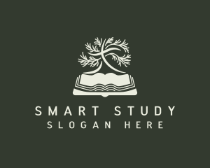 Study - Tree Bible Book logo design
