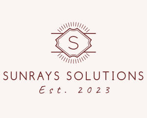 Sunray Retro Boutique logo design