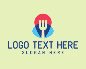 Dining - Colorful Fork Restaurant logo design