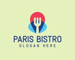 Colorful Fork Restaurant  logo design