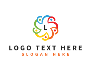 Generic Human - Social Group Community logo design