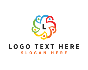 Discrimination - Social Group Community logo design