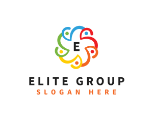 Group - Social Group Community logo design