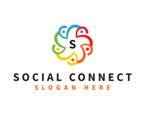 Social Group Community logo design