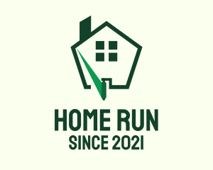 Paint Roller Home logo design