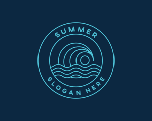 Summer Beach Resort logo design