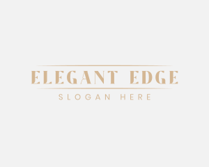 Sophisticated Beauty Brand logo design