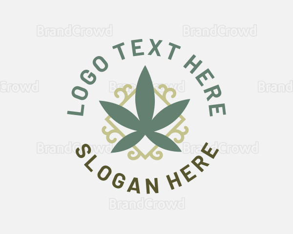 Marijuana Herb Leaf Logo