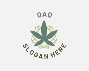 Vape - Marijuana Herb Leaf logo design