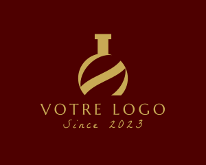 Latte - Elegant Liquor Bottle logo design
