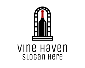 Wine Cellar Arch logo design