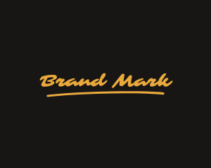 Trademark - SImple Retro Script logo design