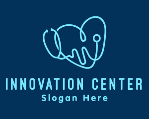 Center - Medical Heart Center logo design