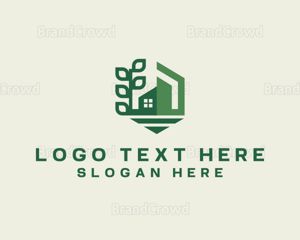 Garden Landscaping House Logo