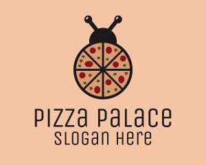 Pizza - Ladybug Pizza Restaurant logo design