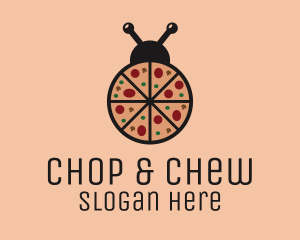 Fast Food - Ladybug Pizza Restaurant logo design