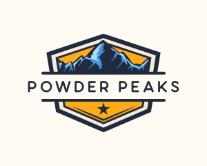 Mountain Peak Alps  logo design