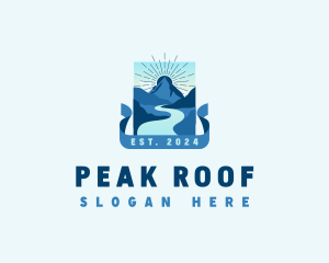 Mountain Peak Adventure logo design