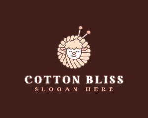 Cotton - Sheep Crochet Yarn logo design