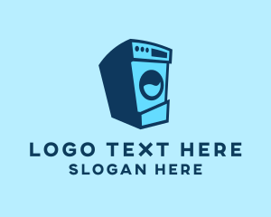 Laundromat - Washing Machine Appliance logo design