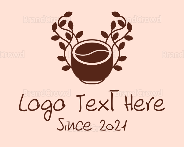 Organic Coffee Cup Logo