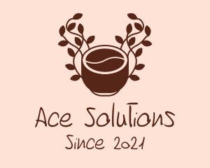 Hot Chocolate - Organic Coffee Cup logo design
