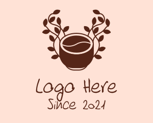 Hot Coffee - Organic Coffee Cup logo design