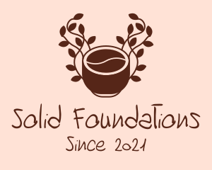 Cappuccino - Organic Coffee Cup logo design