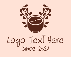 Hot Chocolate - Organic Coffee Cup logo design