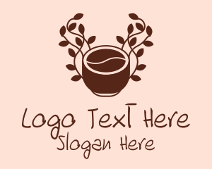 Organic Coffee Cup Logo