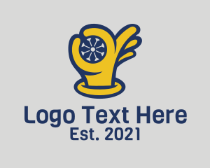 Yellow - Tire Wheel Mechanic logo design