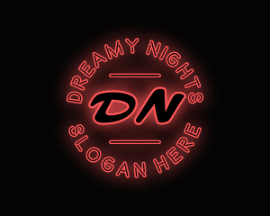 Night Club Signage logo design