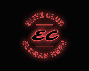 Night Club Signage logo design