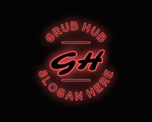 Night Club Signage logo design