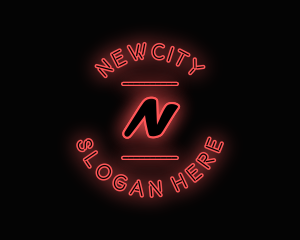 Night Club Signage logo design