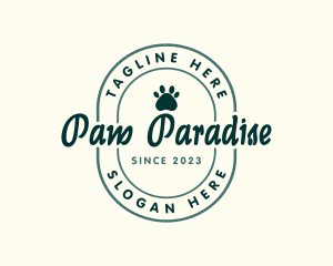 Pet Paw Vet Business logo design