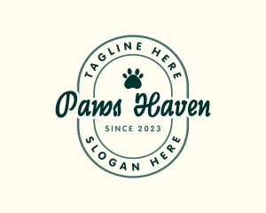 Pet Paw Vet Business logo design