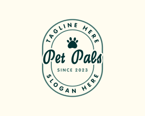 Pet Paw Vet Business logo design