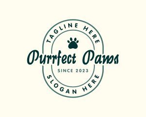 Pet Paw Vet Business logo design