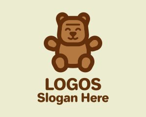 Brown Teddy Bear Logo